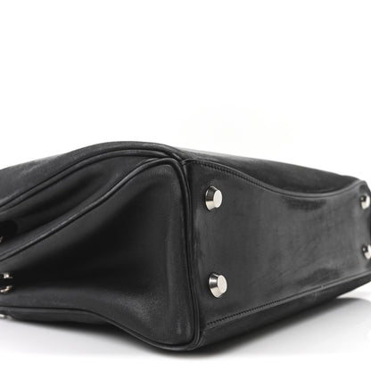 Balenciaga Natural Smooth Calfskin Medium Rodeo Top Handle Handbag Black 8 of 9