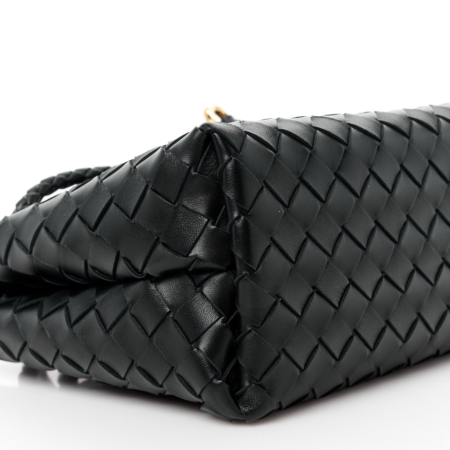 Bottega Veneta Nappa Intrecciato Small Andiamo Shoulder Bag Black 9 of 10
