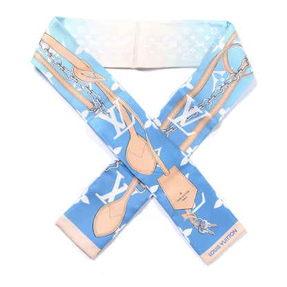 Louis Vuitton Silk Monogram Gradient By The Pool Bandeau Blue 1 of 3