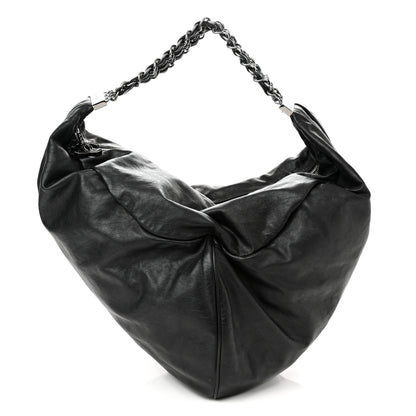 Chanel Lambskin Large Rock and Chain Hobo Black 1 of 10