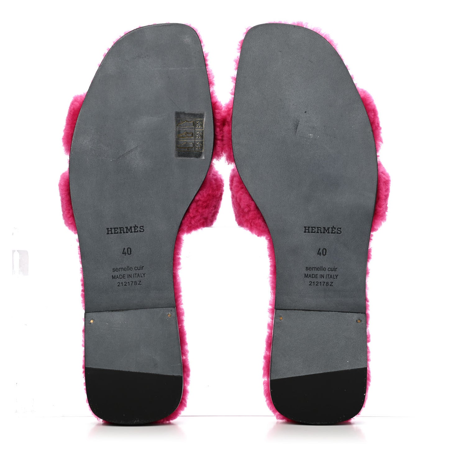 Woolskin Oran Sandals 40 Rose Fuchsia