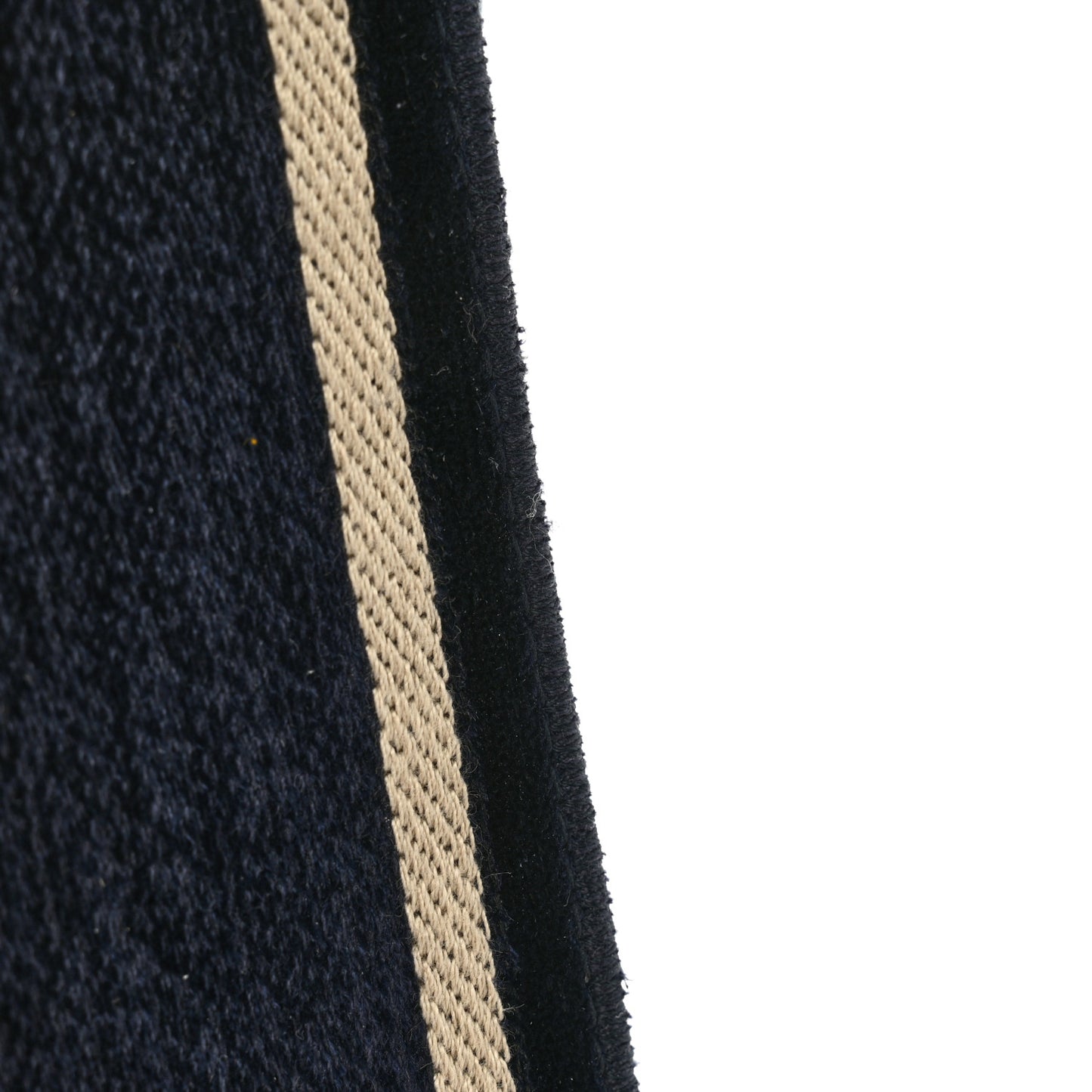 Canvas Velvet Embroidered Shoulder Strap Blue