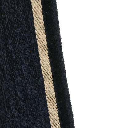 Christian Dior Canvas Velvet Embroidered Shoulder Strap Blue 6 of 6