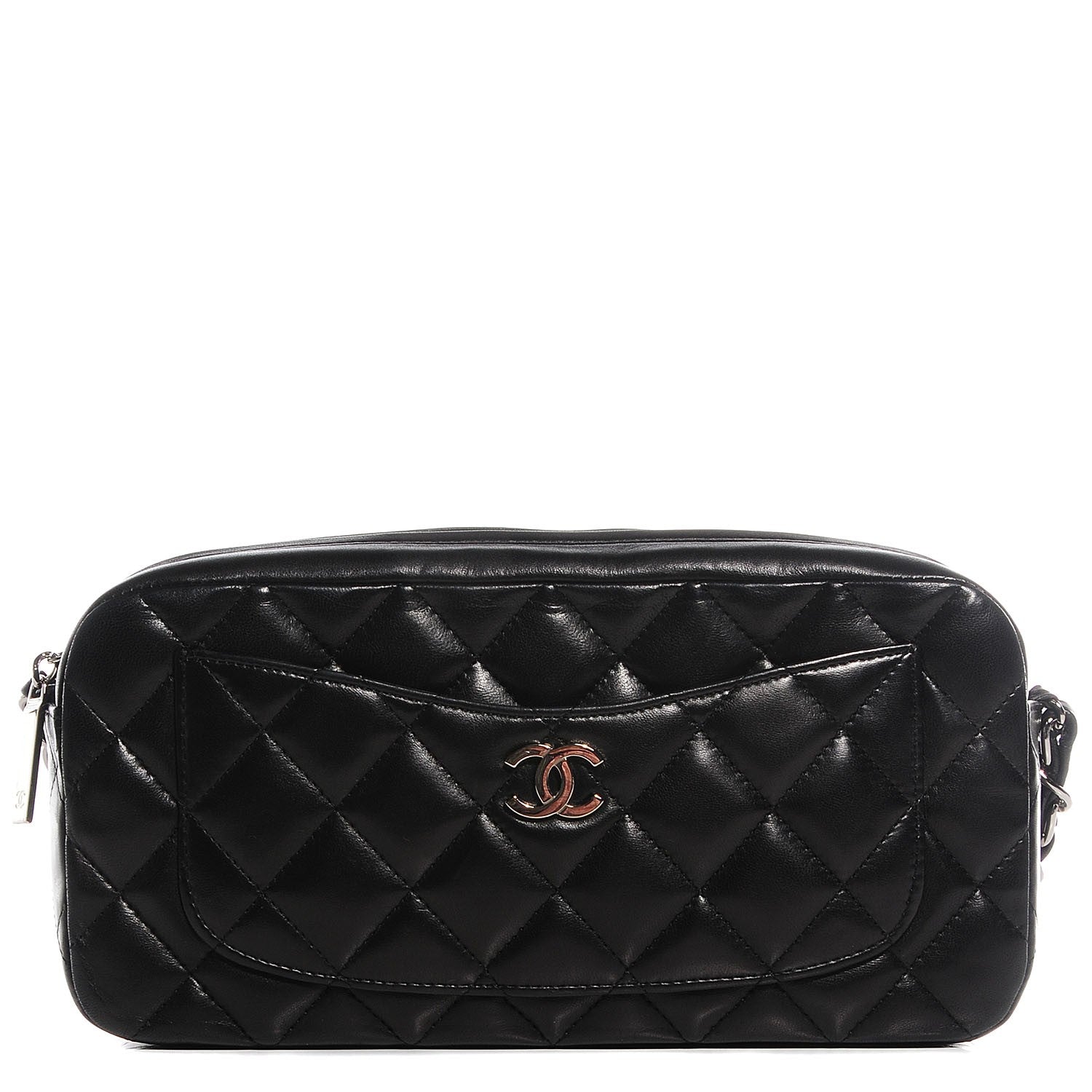 Chanel Lambskin Quilted Timeless Camera Case Black 1 of 8