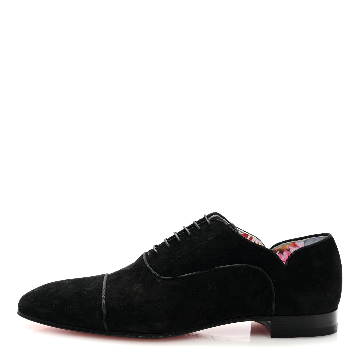 Christian Louboutin Veau Velours Mens Greggy Chick Loafers 43 Black 1 of 7