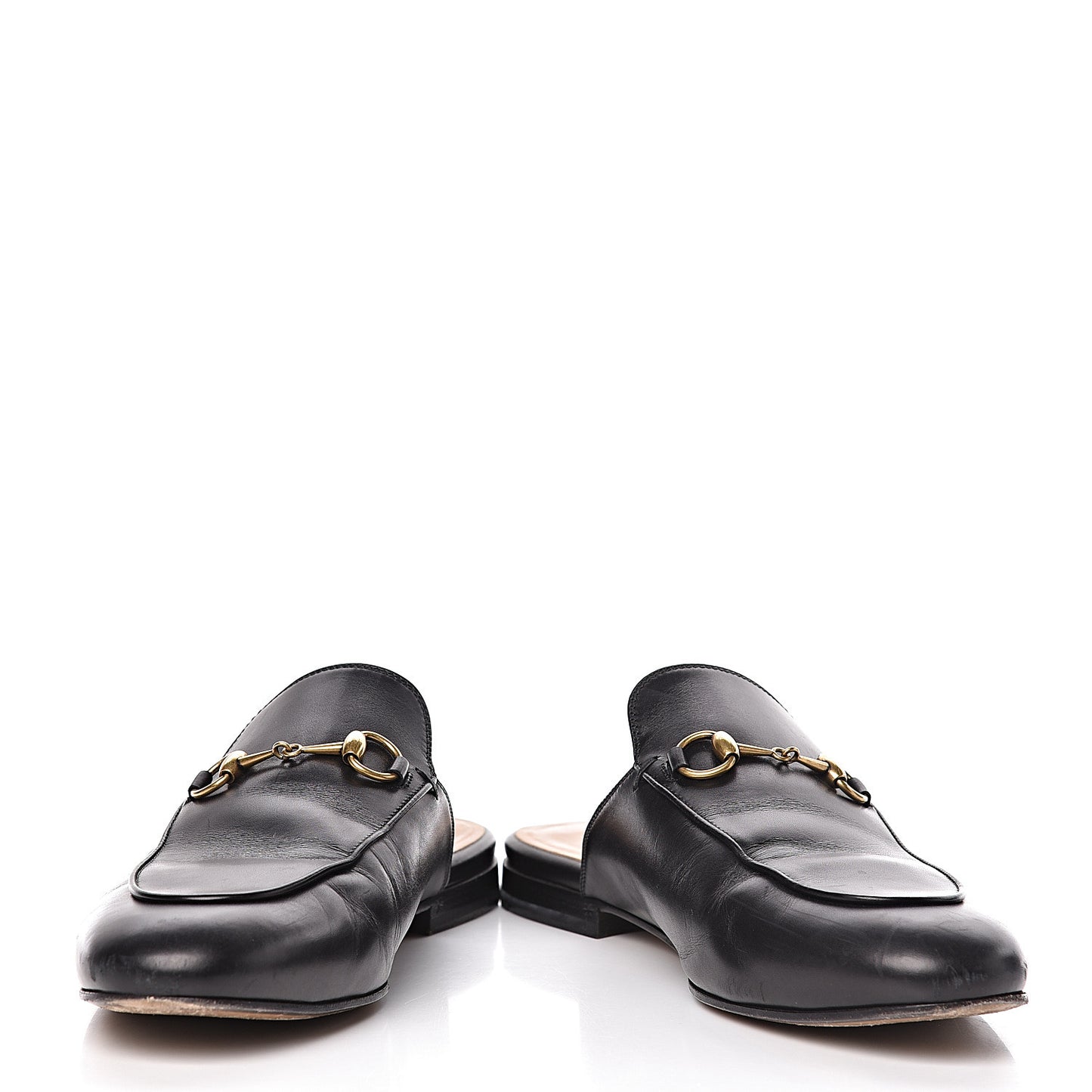 Calfskin Womens Princetown Slippers 39 Black