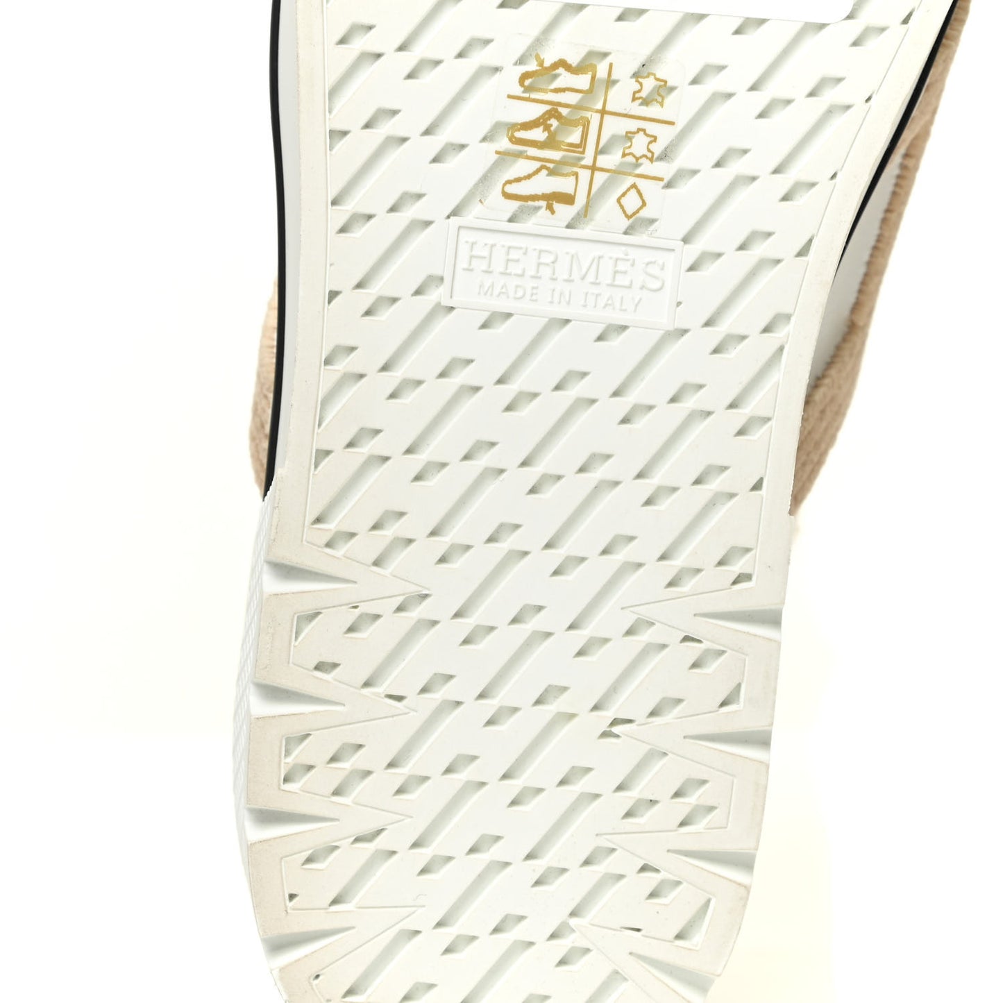 Calfskin Woolskin Dare Sneakers 37 White Ecru
