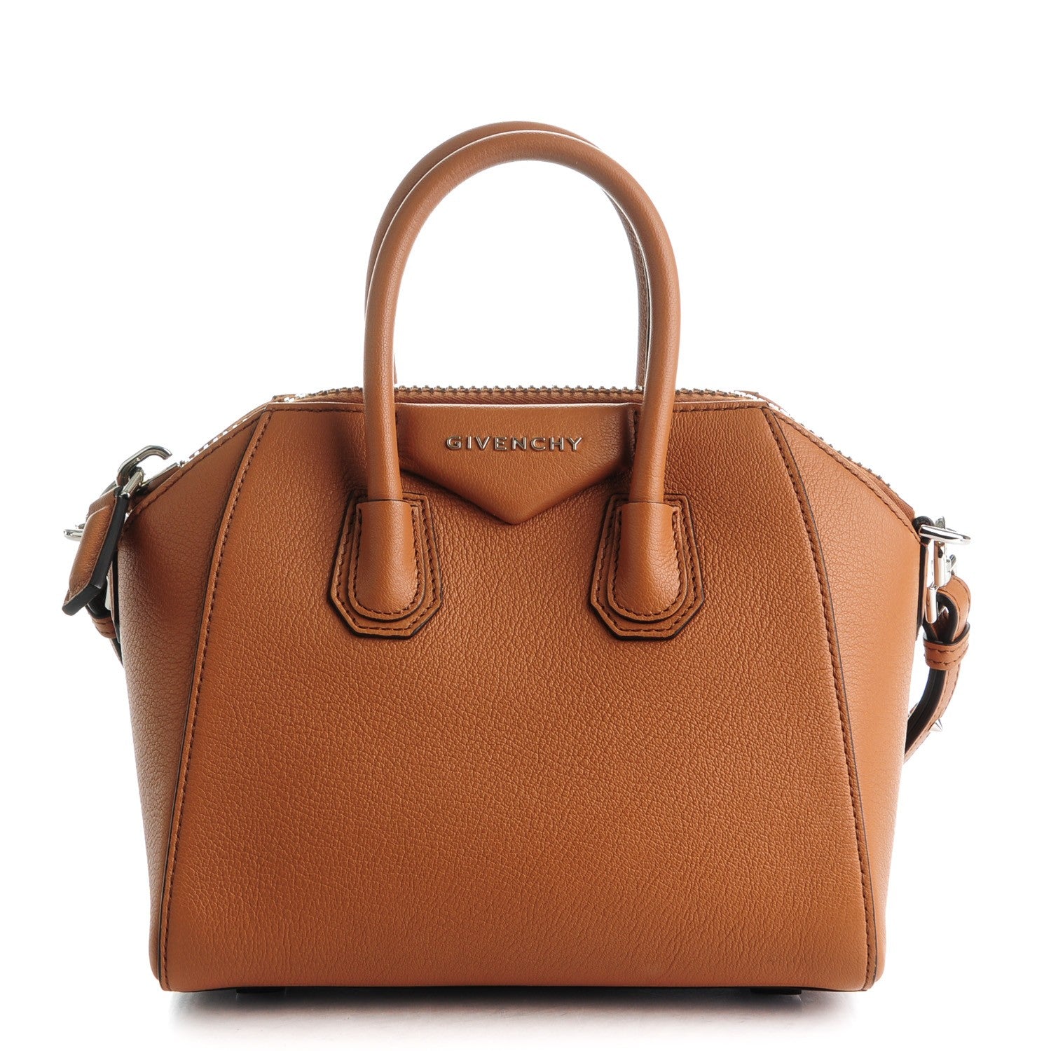 Givenchy Sugar Goatskin Mini Antigona Caramel 1 of 6
