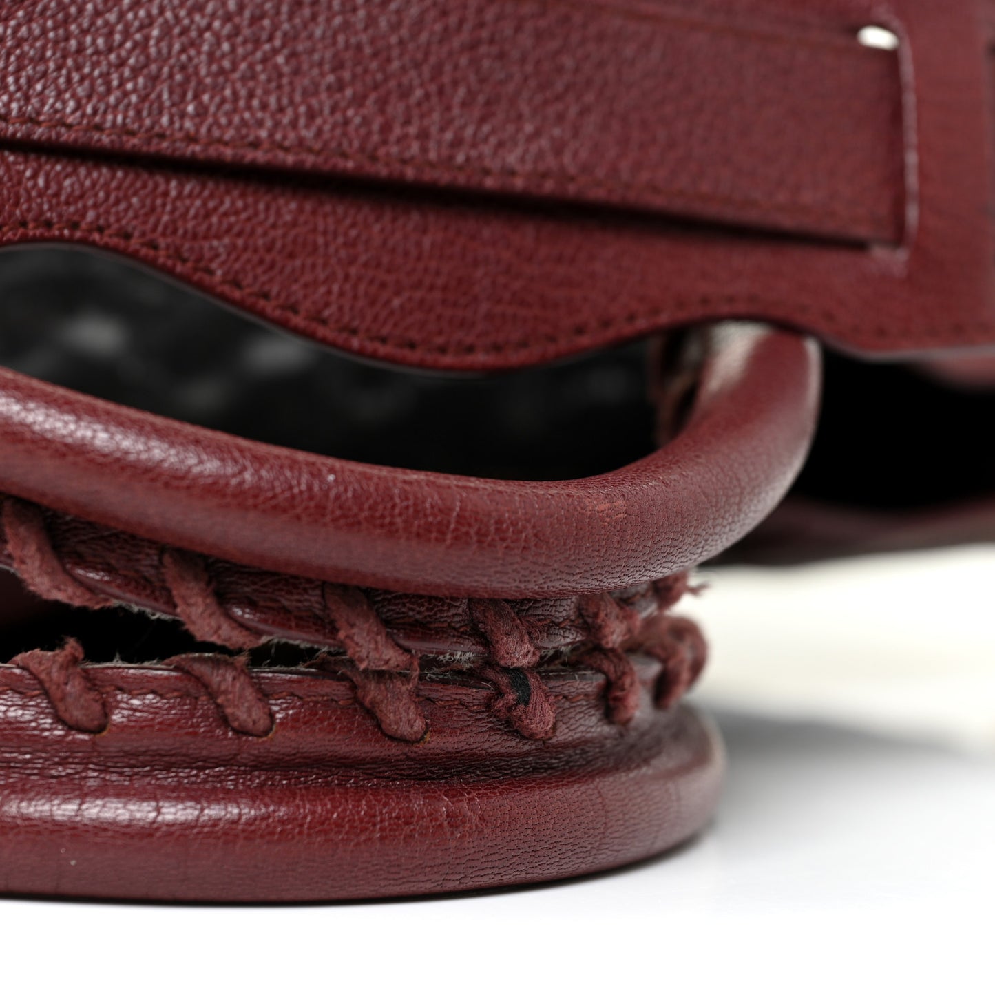 Chevre Gold Metallic Edge Hardware City Bordeaux