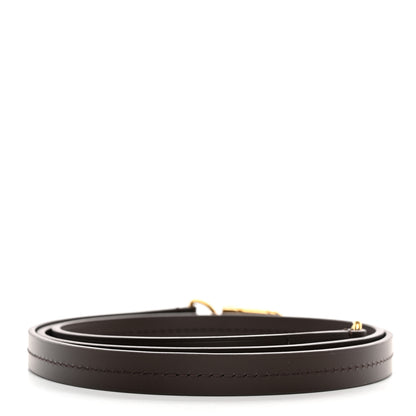 Louis Vuitton Calfskin 16mm Adjustable Shoulder Strap Brown 2 of 3