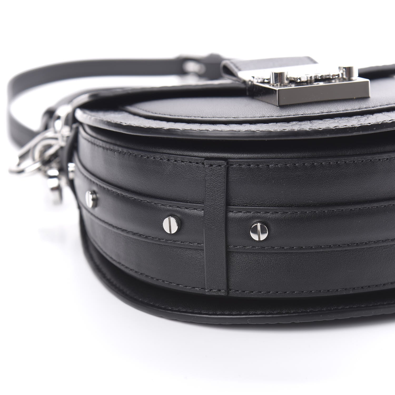 MCM Visetos Mini Patricia Crossbody Bag Black 8 of 10
