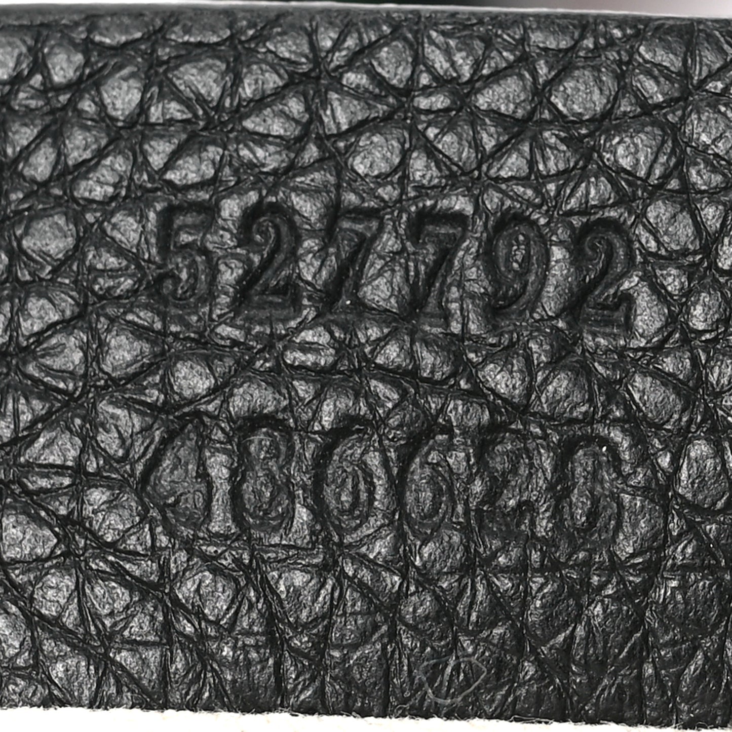 Grained Calfskin Small Logo Belt Bag Black