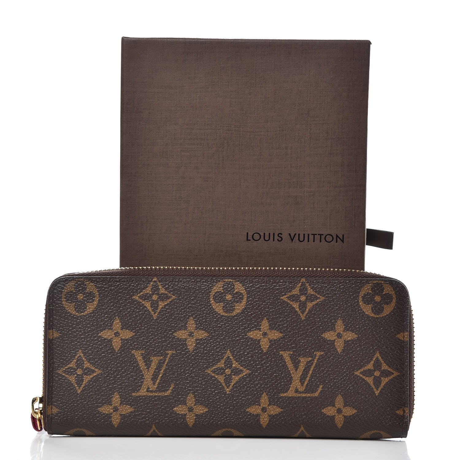 Louis Vuitton Monogram Clemence Wallet Fuchsia 8 of 8