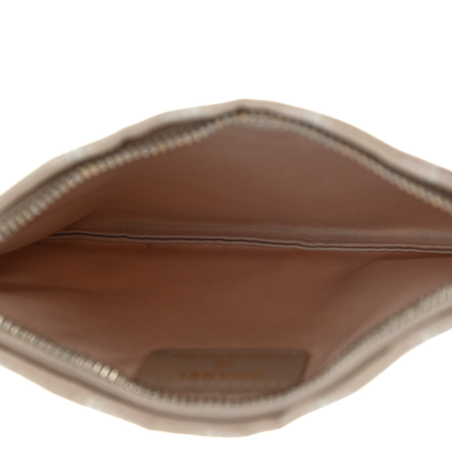 Chanel Nylon Travel Pouch Beige 5 of 8