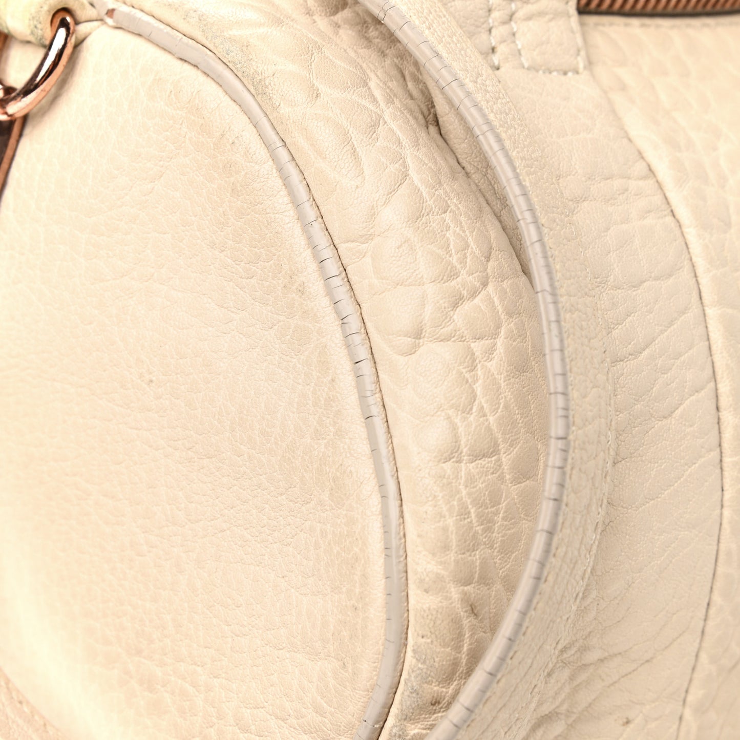 Pebbled Lambskin Rockie Dune Rose Gold Hardware