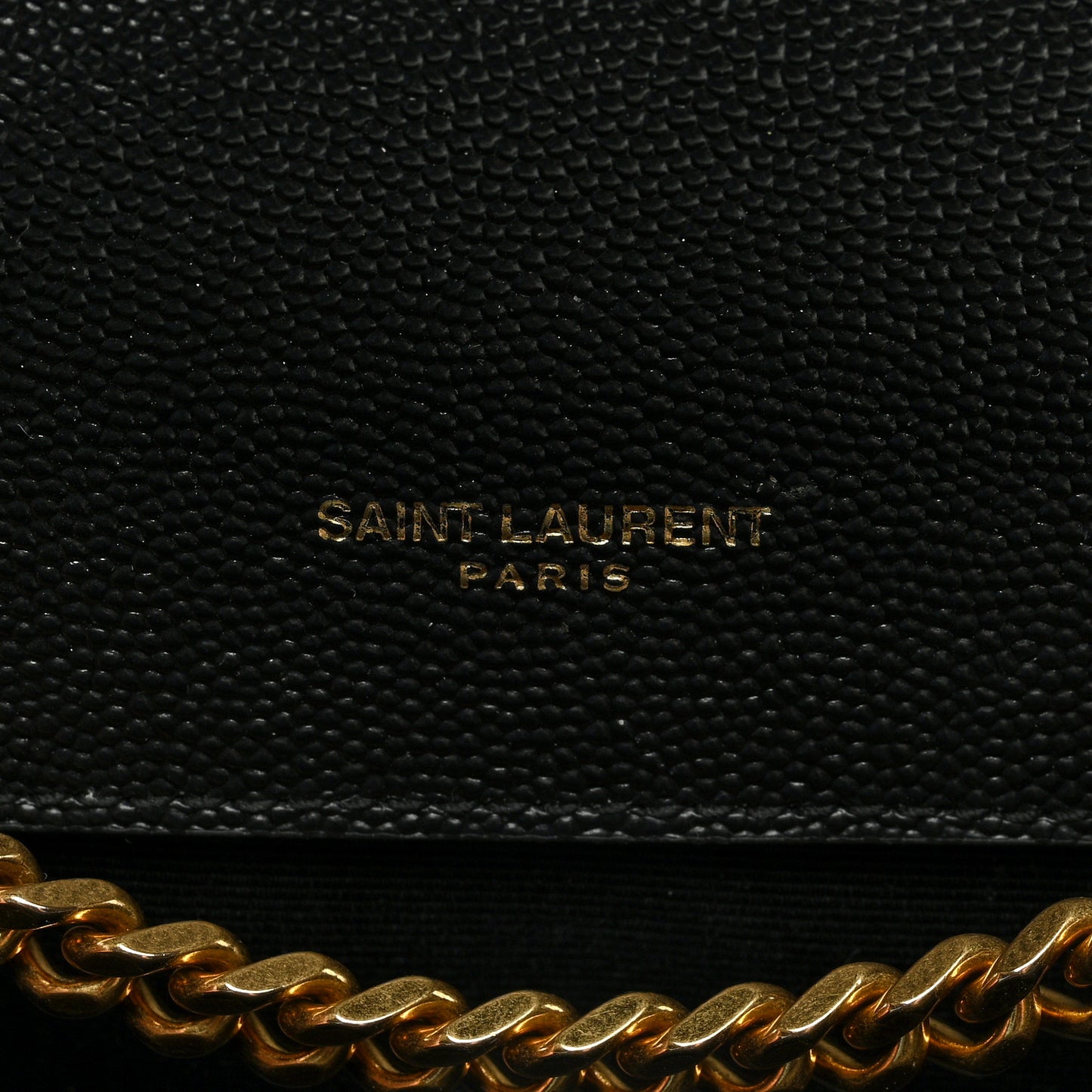 Grain De Poudre Textured Mixed Matelasse Triquilt Small Monogram Satchel Black