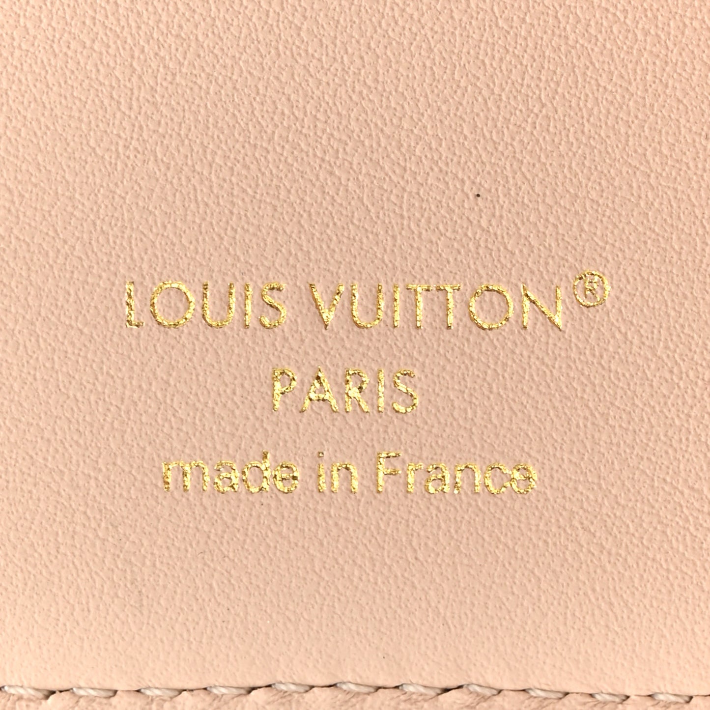 Lambskin Embossed Monogram Lou Coussin Wallet Dream