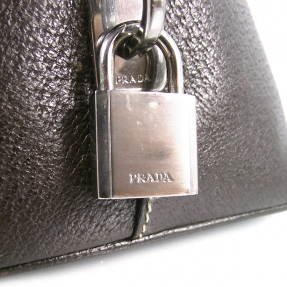 Saffiano Doctor Bag Brown