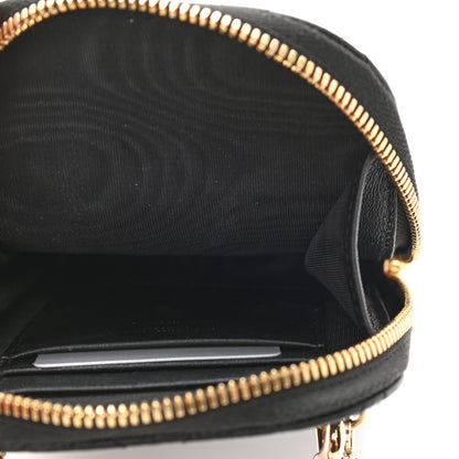 Christian Dior Lambskin Cannage Lady Dior Phone Holder Black 5 of 12