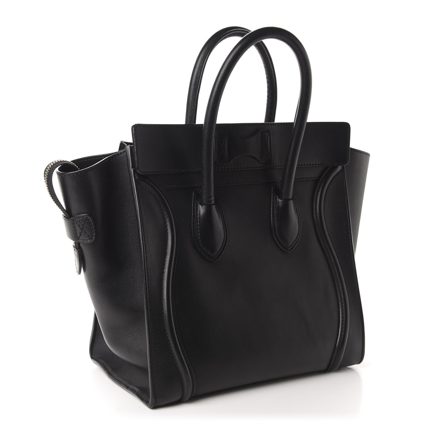 Celine Smooth Calfskin Mini Luggage Black 3 of 9
