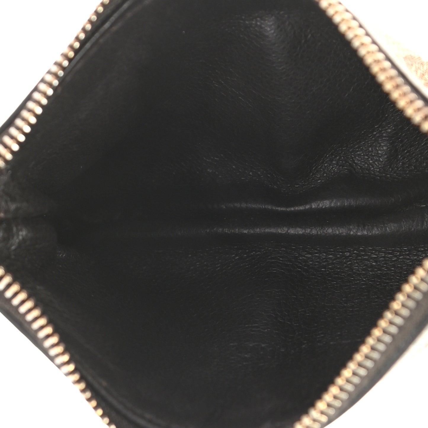 Monogram Interlocking G Small Coin Purse Dark Brown