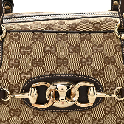 Gucci Monogram Medium Wave Boston Dark Brown 8 of 11