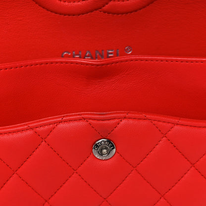 Chanel Lambskin Quilted Medium Double Flap Red 13 of 13
