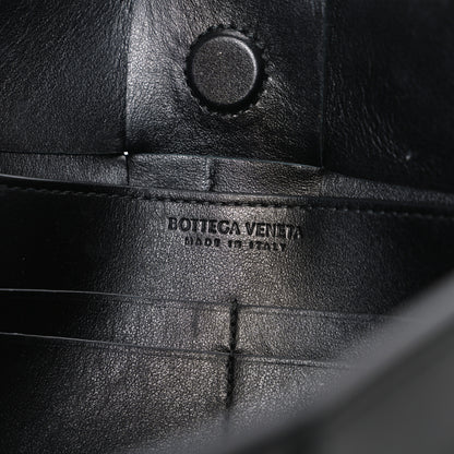 Bottega Veneta Calfskin Maxi Intrecciato Cassette Pouch On Strap Black 6 of 11