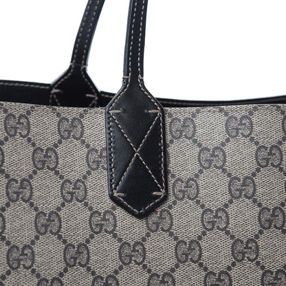 Gucci GG Supreme Monogram Large Reversible Tote Beige Black 15 of 19