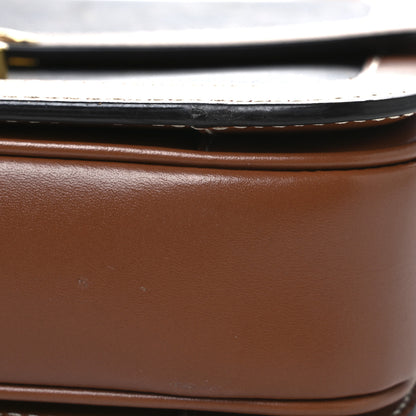 Celine Triomphe Canvas Calfskin Medium Triomphe Bag Tan 12 of 13