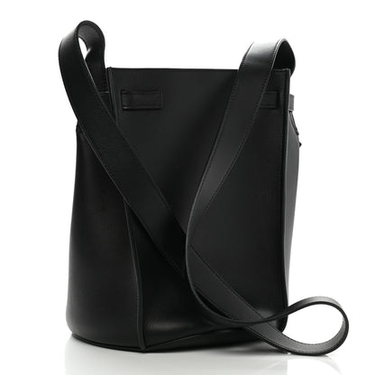 Celine Smooth Calfskin Long Strap Big Bag Bucket Black 5 of 21