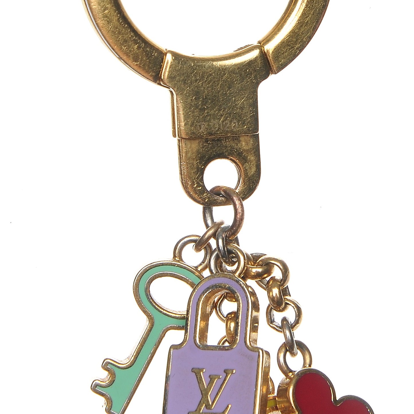 Enamel Pretty Charms Key Ring Holder
