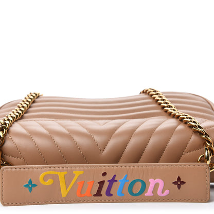 Louis Vuitton Calfskin New Wave Chain MM Noisette 8 of 11