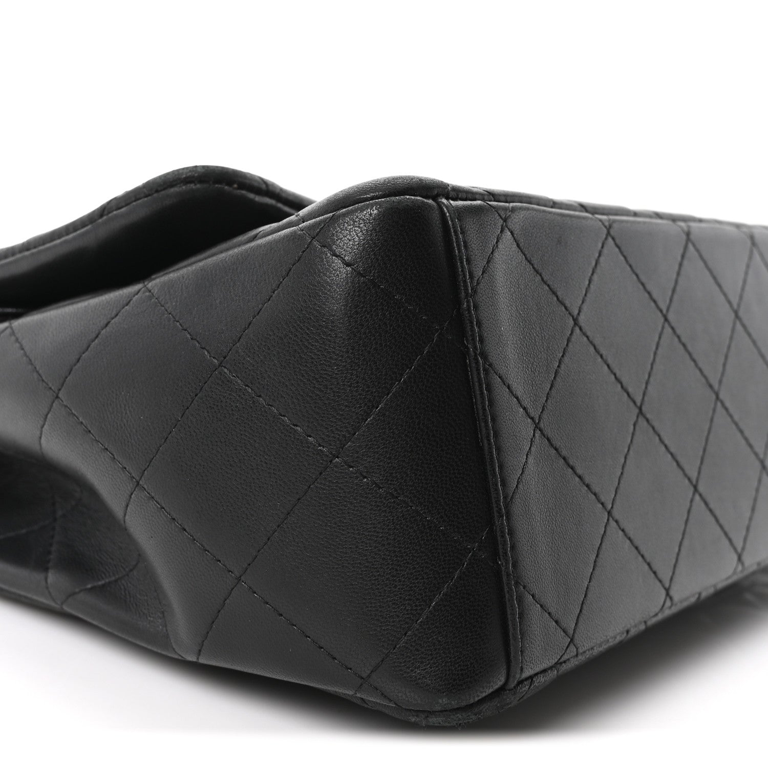 Chanel Lambskin Quilted Maxi Double Flap Black 9 of 11