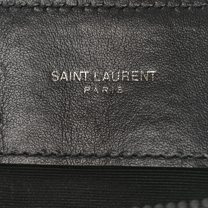 Saint Laurent Calfskin Y Quilted Monogram Large Loulou Chain Satchel Black 6 of 12