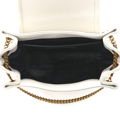 Saint Laurent Lambskin Quilted Monogram Mini Nolita Blanc Vintage 5 of 11