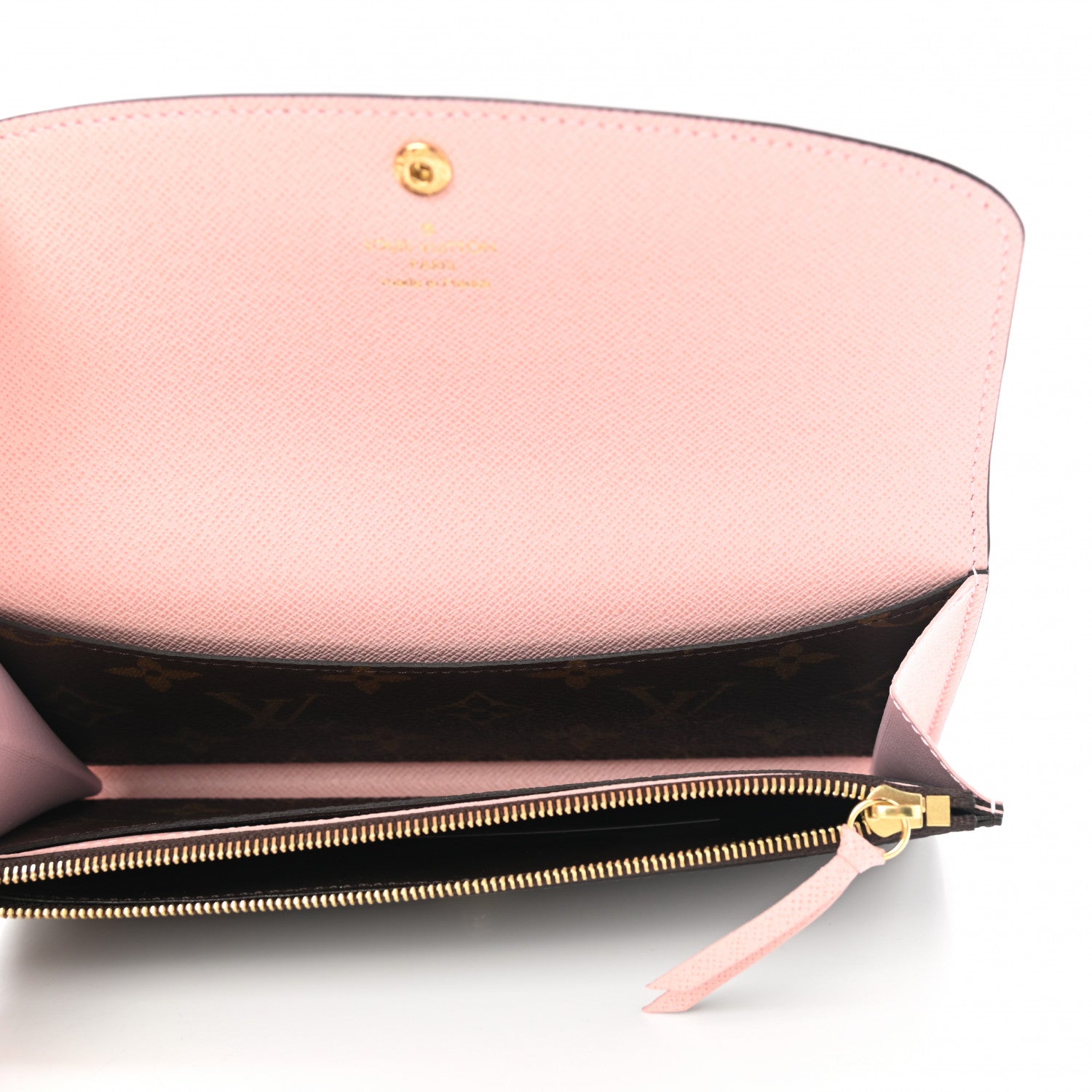 Louis Vuitton Monogram Emilie Wallet Rose Ballerine 5 of 8