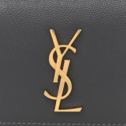 Saint Laurent Grain De Poudre Monogram Kate Belt Bag Storm 7 of 9