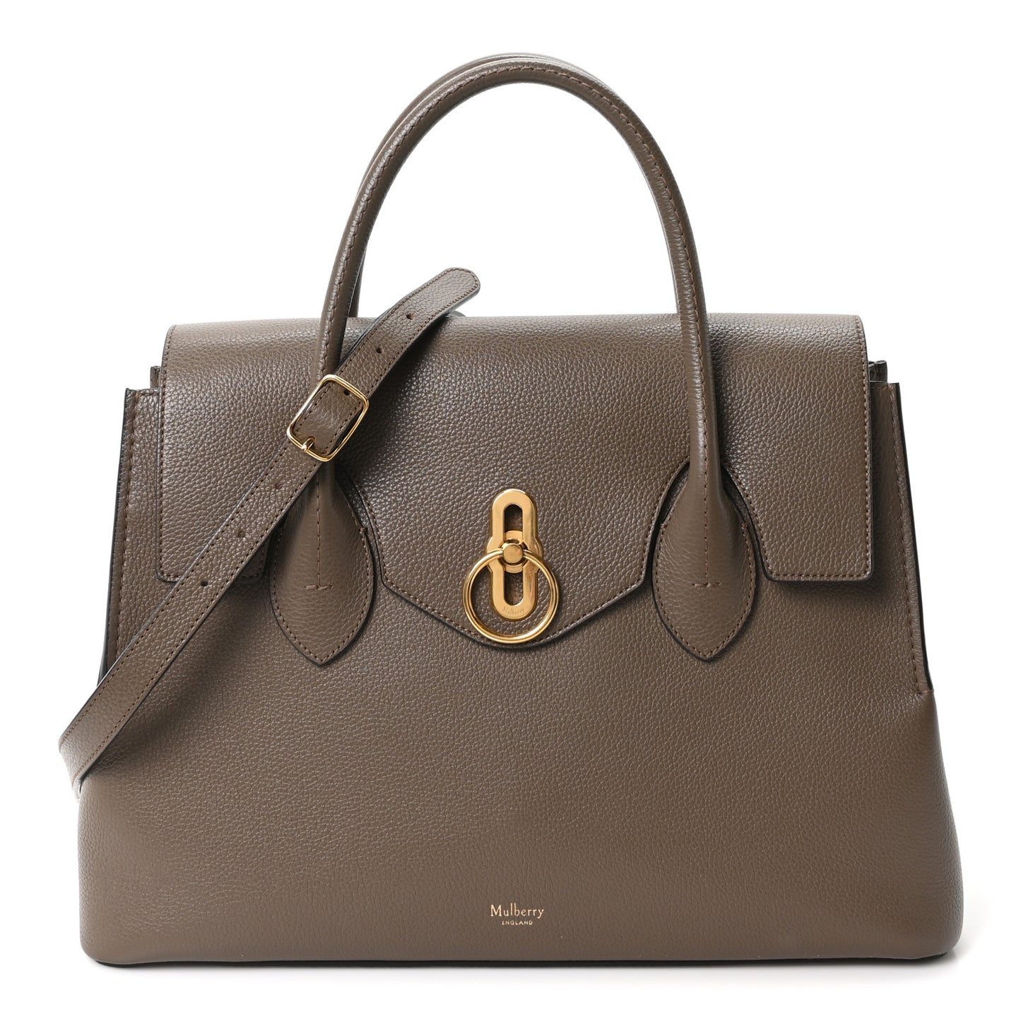 Small Classic Grain Calfskin Seaton Clay
