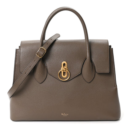 Mulberry Small Classic Grain Calfskin Seaton Clay 1 of 9