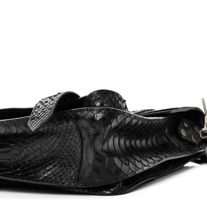 Proenza Schouler Snakeskin Medium PS1 Satchel Black 9 of 9