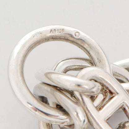 Hermes Sterling Silver GM Chaine d'Ancre Bracelet 14 3 of 6