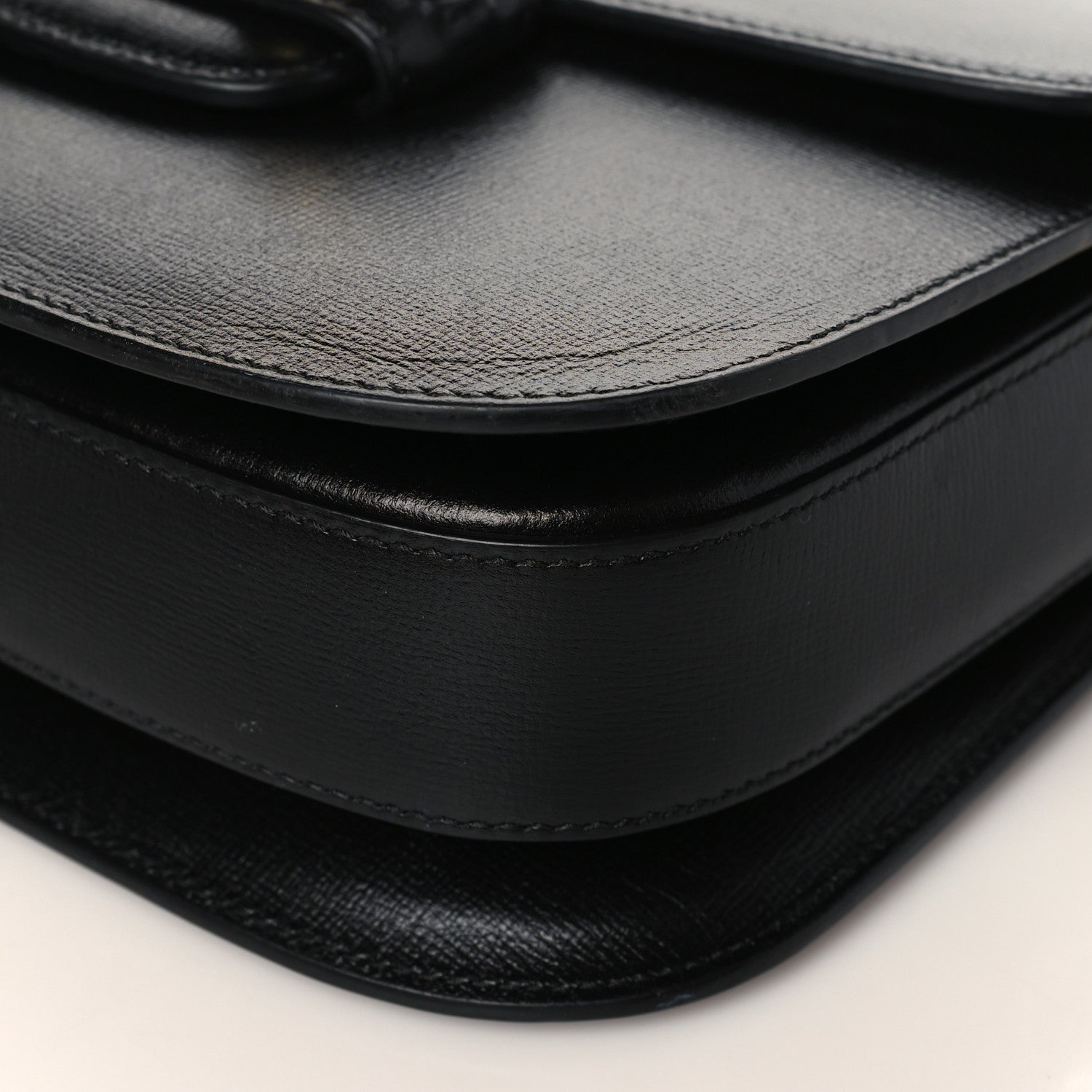 Gucci Azalea Calfskin Horsebit 1955 Shoulder Bag Black 9 of 9