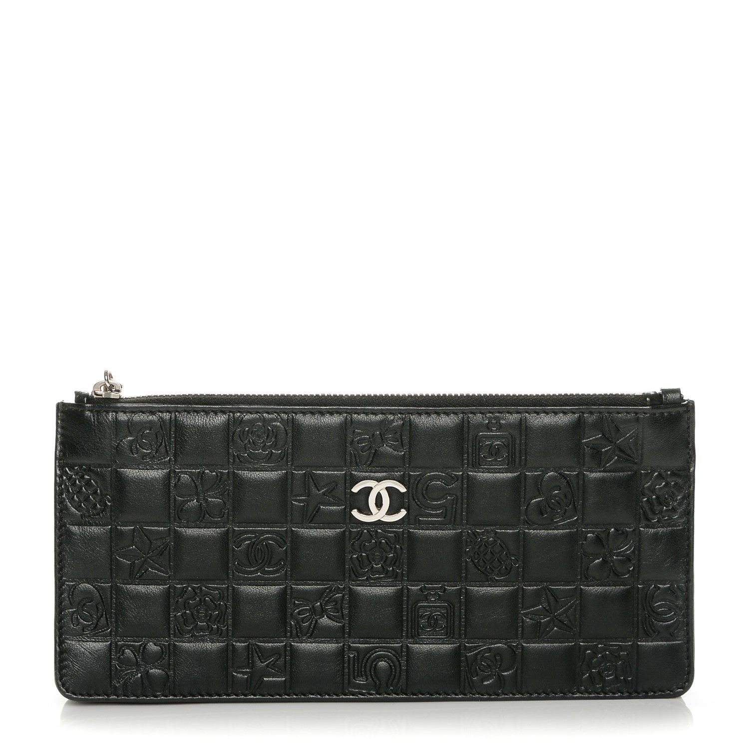 Chanel Lambskin Precious Symbols Pochette Black 1 of 6