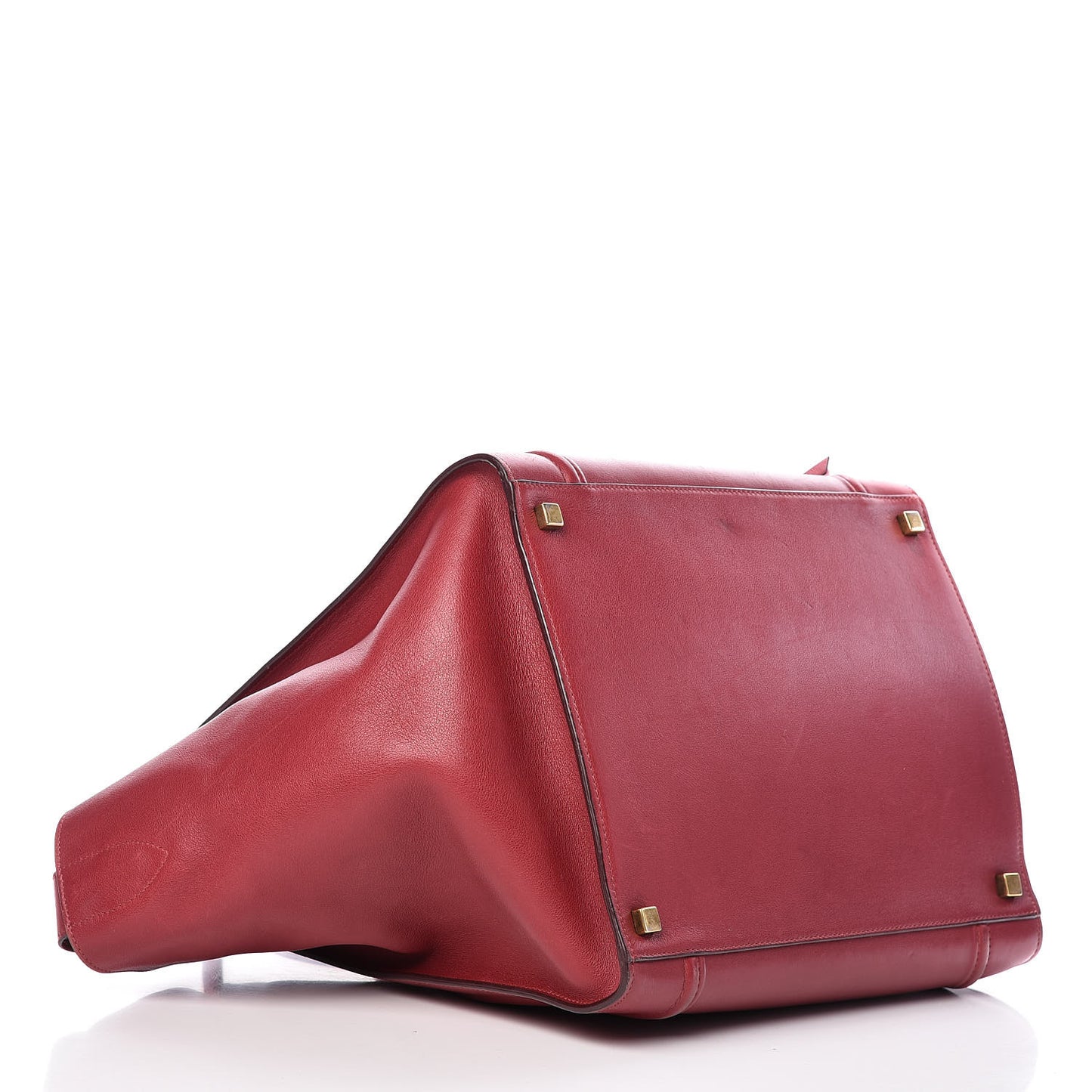 Supple Calfskin Medium Phantom Luggage Red