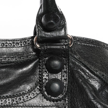 Balenciaga Agneau Giant Brogues Hardware Velo Velo Black 6 of 15