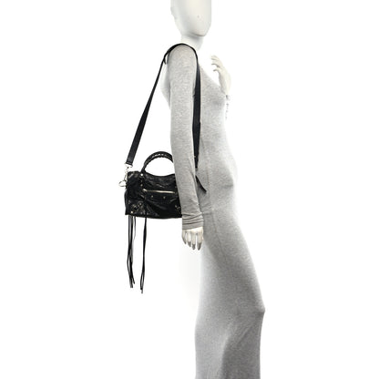 Balenciaga Agneau Classic Silver Hardware Mini City Black 2 of 11