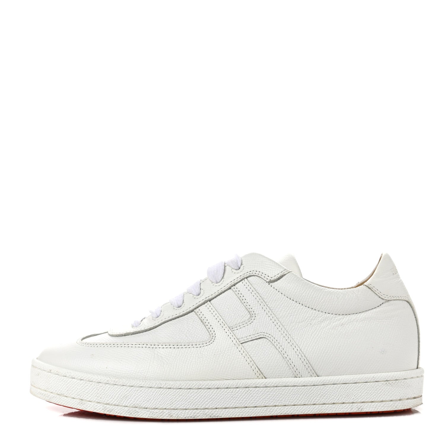 Hermes Epsom Womens Boomerang Sneakers 39 White 1 of 9