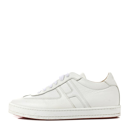 Hermes Epsom Womens Boomerang Sneakers 39 White 1 of 9