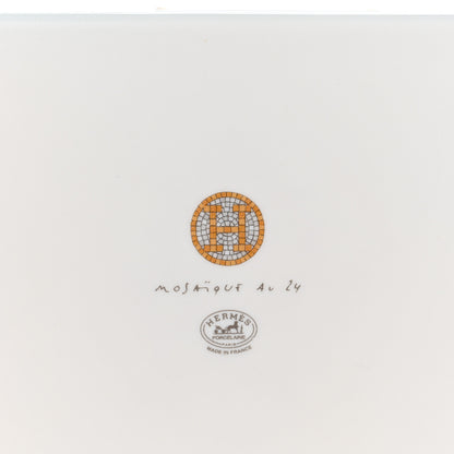 Hermes Porcelain Mosaique au 24 Gold Sushi Plate 3 of 4